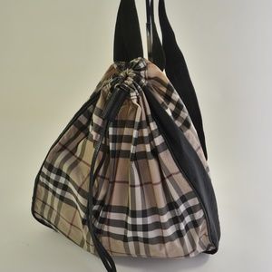 AUTHENTIC VINTAGE Burberry Drawstring Backpack
